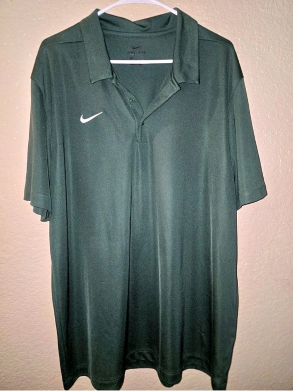 Nike Dri-FIT Oakland Athletics A’s Polo Shirt Green Men’s XXL MLB Golf